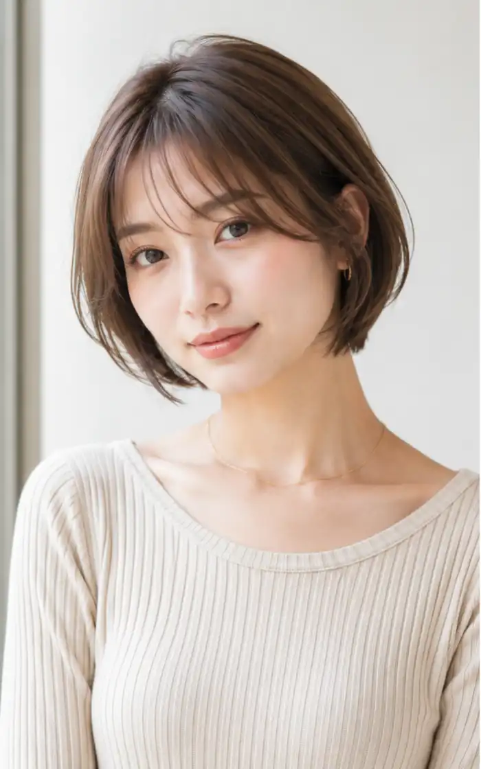 ショートボブ